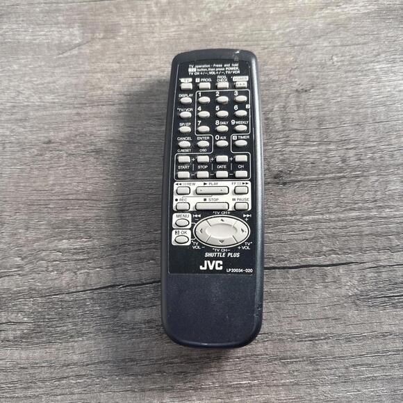 JVC TV Universal Remote Control, LP20034-020 - Picture 1 of 5